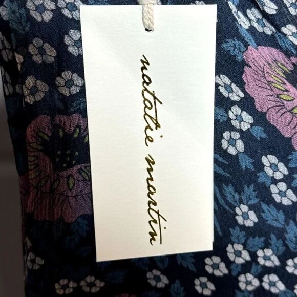 Natalie Martin Ramya Maxi dress size XS NWT includes slip flutter sleeves - Picture 8 of 13